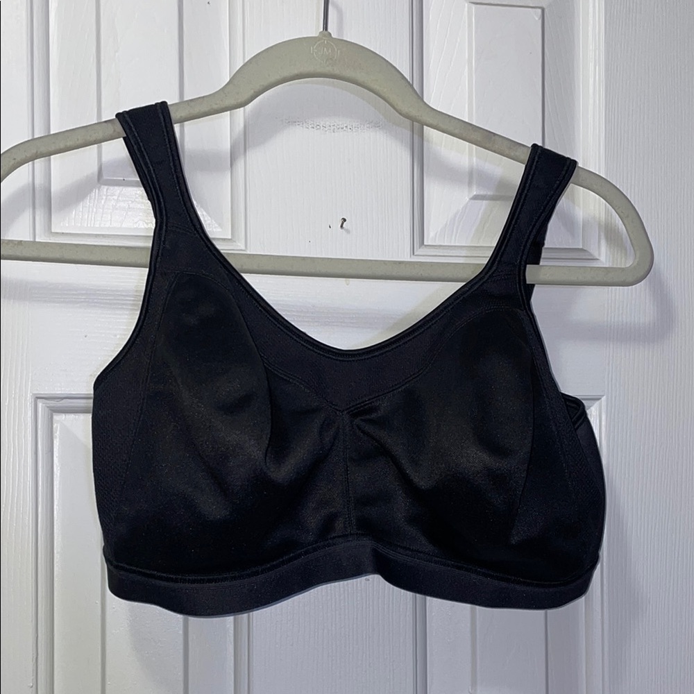 Playtex Black Seamless Bra with Wide Straps 38DD EUC
